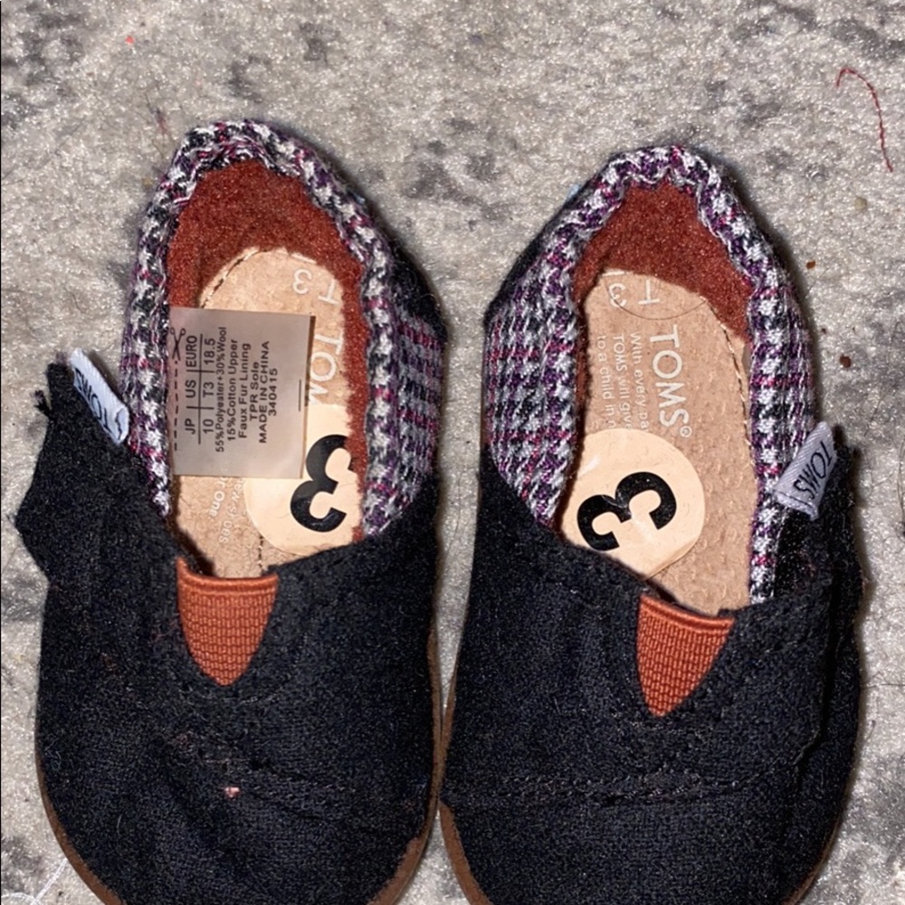 Toms Apalgarata infant size 3/4